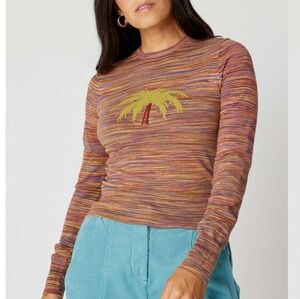 Back Beat Co. Palm Tree Long Sleeve